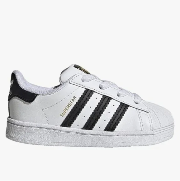 Adidas Performance Superstar 2 CF I Basketball Fashion Sneaker White Black,  5K